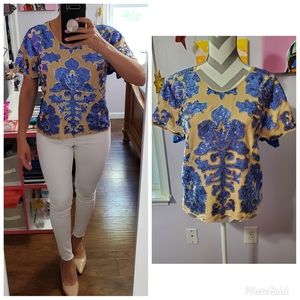 Tracy Reese Sequins Blouse